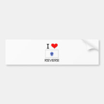 I Love Revere Massachusetts Bumper Sticker