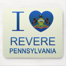 I Love Revere, PA Mouse Pad