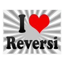 I love Reversi Postcards