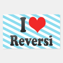 I love Reversi Sticker