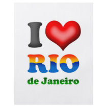 I Love Rio de Janeiro, Brazil The Wonderful City Custom Flyer