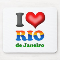 I Love Rio de Janeiro, Brazil The Wonderful City Mousepad