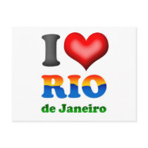 I Love Rio de Janeiro, Brazil The Wonderful City Postcard