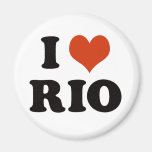 I love Rio Imã De Geladeira