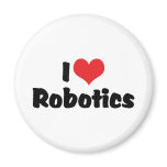 I Love Robotics Magnet