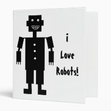 I Love Robots! Binder