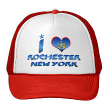 I love Rochester, New York Mesh Hat