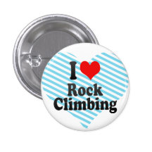 I love Rock Climbing Pins