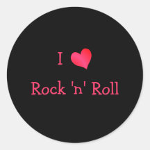 I Love Rock 'n' Roll Sticker