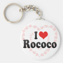 I Love Rococo Key Chains