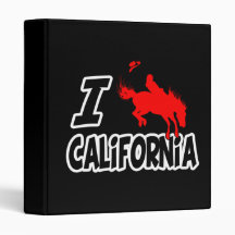 I Love Rodeo California Binders