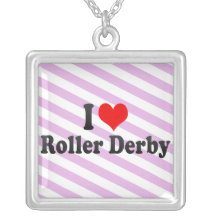 I love Roller Derby Pendant