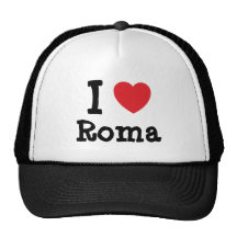 I love Roma heart T-Shirt Mesh Hat