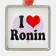 I love Ronin Christmas Tree Ornaments