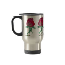 I Love Roses and Cats! Coffee Mugs
