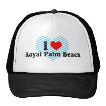 I Love Royal Palm Beach, United States Mesh Hats