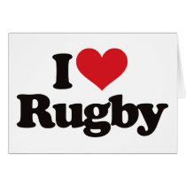 I Love Rugby Cards