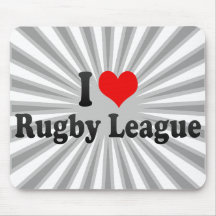 I love Rugby League Mousepad
