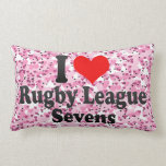 I love Rugby League Sevens Pillow
