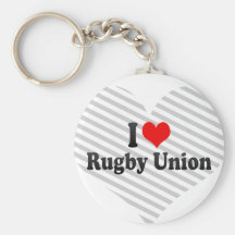 I love Rugby Union Keychains