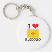 I Love Ruidoso New Mexico Keychain