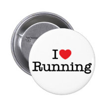 I love running button