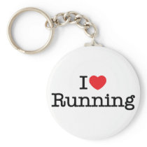 I love running keychain