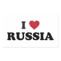 I Love Russia Sticker