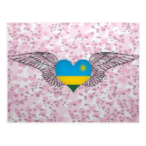 I Love Rwanda -wings postcards