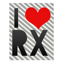 I Love RX Invitations
