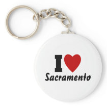 I Love Sacramento Key Chains