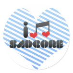I Love Sadcore stickers