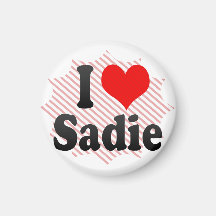 I love Sadie Refrigerator Magnet
