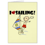 I Love Sailing T-shirts and Gifts Card