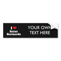I Love Saint Bernards