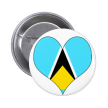 I Love Saint Lucia Pins
