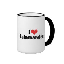 I Love Salamanders Coffee Mug