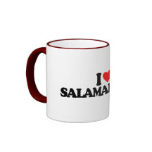 I LOVE SALAMANDERS MUGS