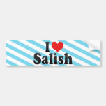 I Love Salish Bumper Stickers