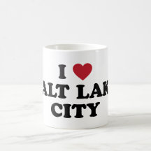 I Love Salt Lake City Utah Coffee Mug