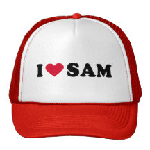 I LOVE SAM MESH HAT