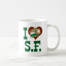 I love San Francisco Cable Cars Coffee Mugs