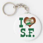 I love San Francisco Cable Cars Key Chains