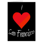 I Love San Francisco Cards