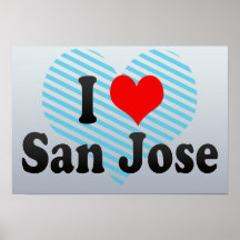 I Love San Jose, United States Poster