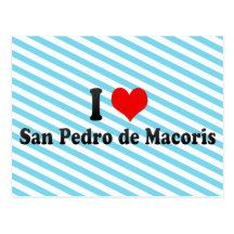 I Love San Pedro de Macoris, Dominican Republic Postcards