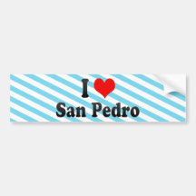 I Love San Pedro, Philippines Bumper Sticker