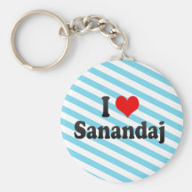 I Love Sanandaj, Iran Keychain