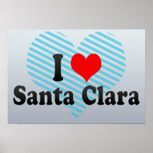 I Love Santa Clara, Cuba Poster