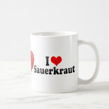 I Love Sauerkraut Mug